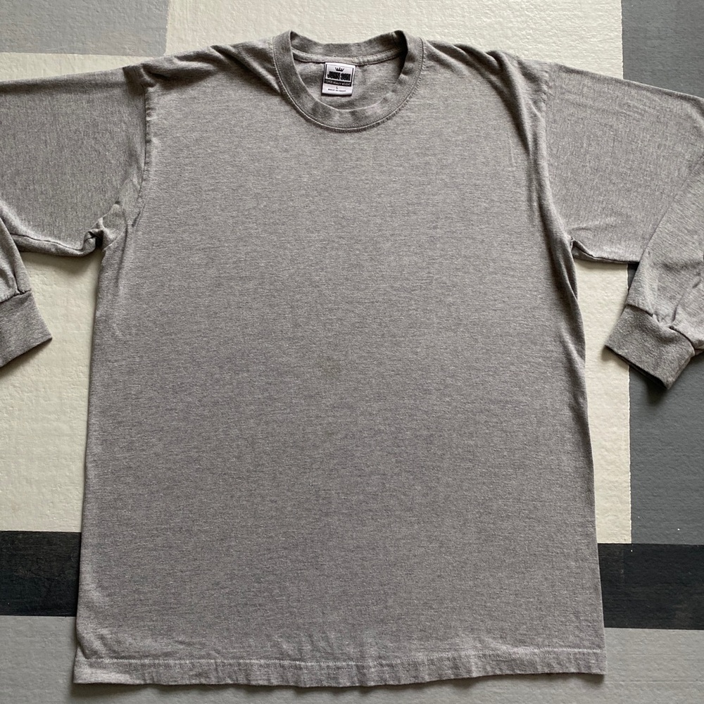 Men’s Gray Long Sleeve John Son Super Heavyweight